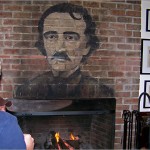 A tribute to the writer on the walls of Poe's Tavern restaurant.